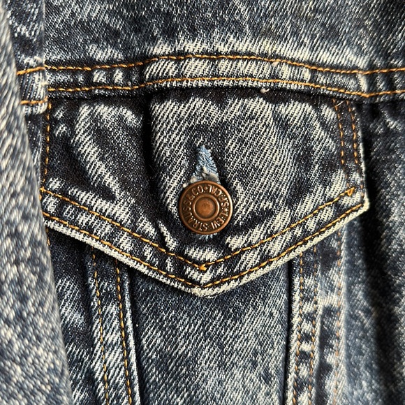 Levi’s Blue Denim Jacket 965 Red Tag size L - Picture 4 of 5